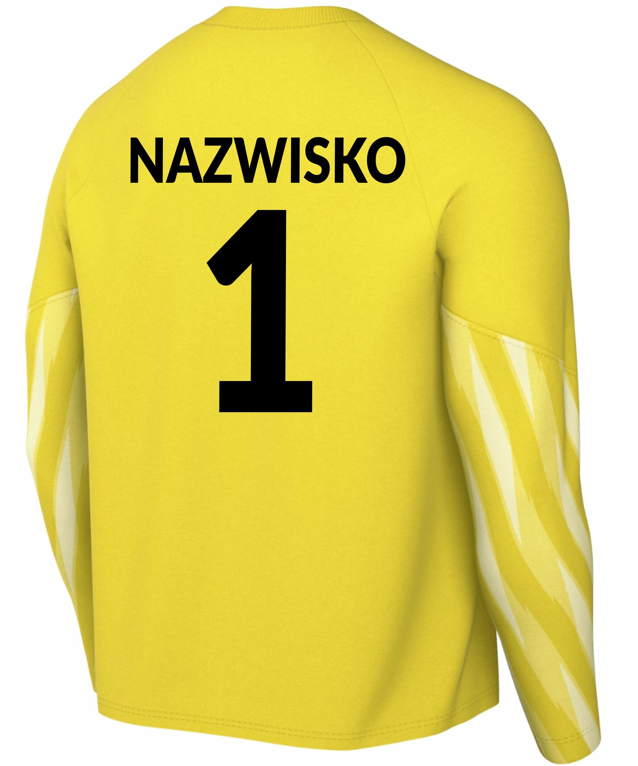 Bluza bramkarska żółta męska