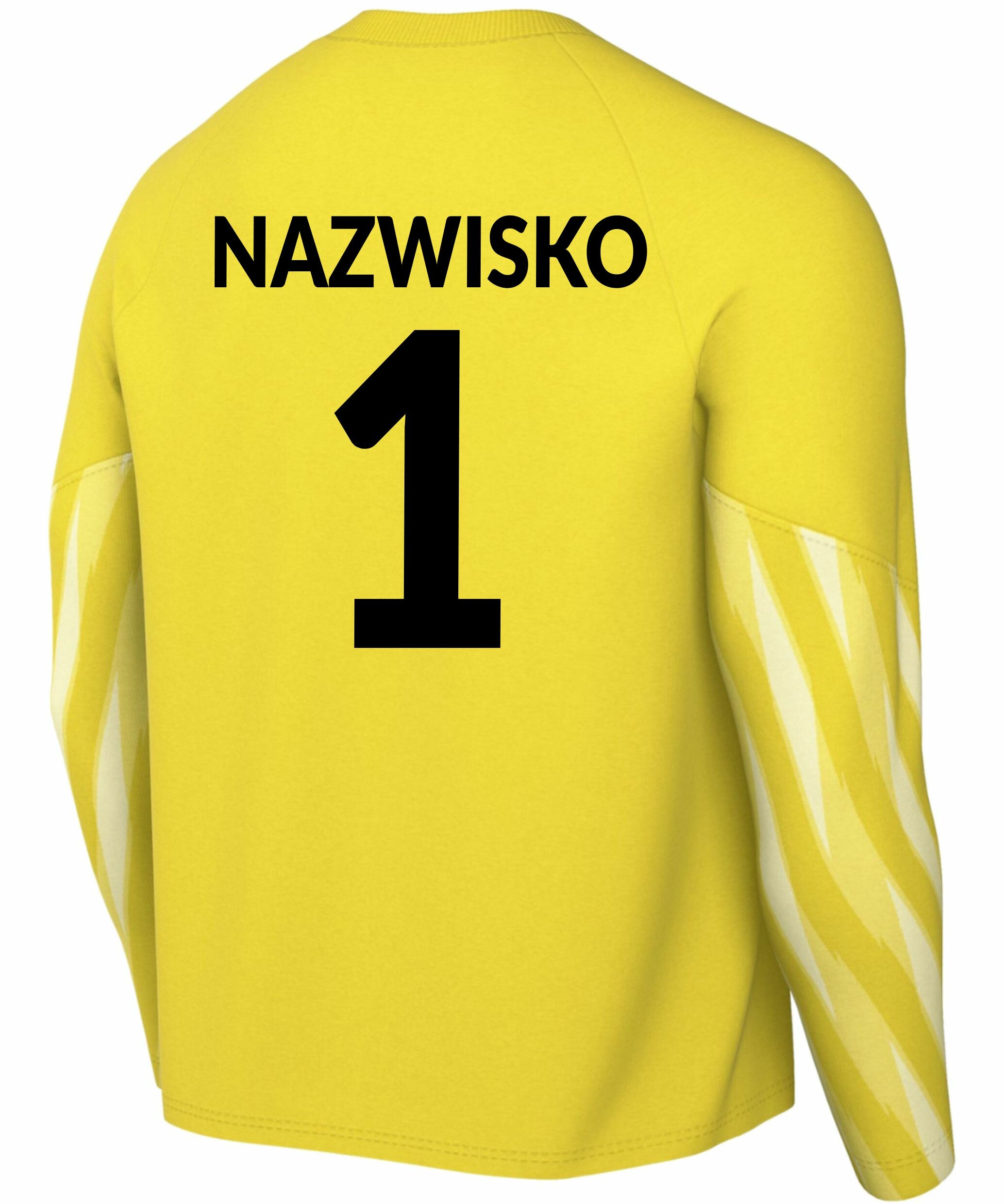 Bluza bramkarska żółta dziecięca